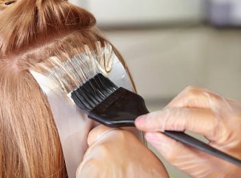 Hair salon. Coloring. Hair salon. Coloring.